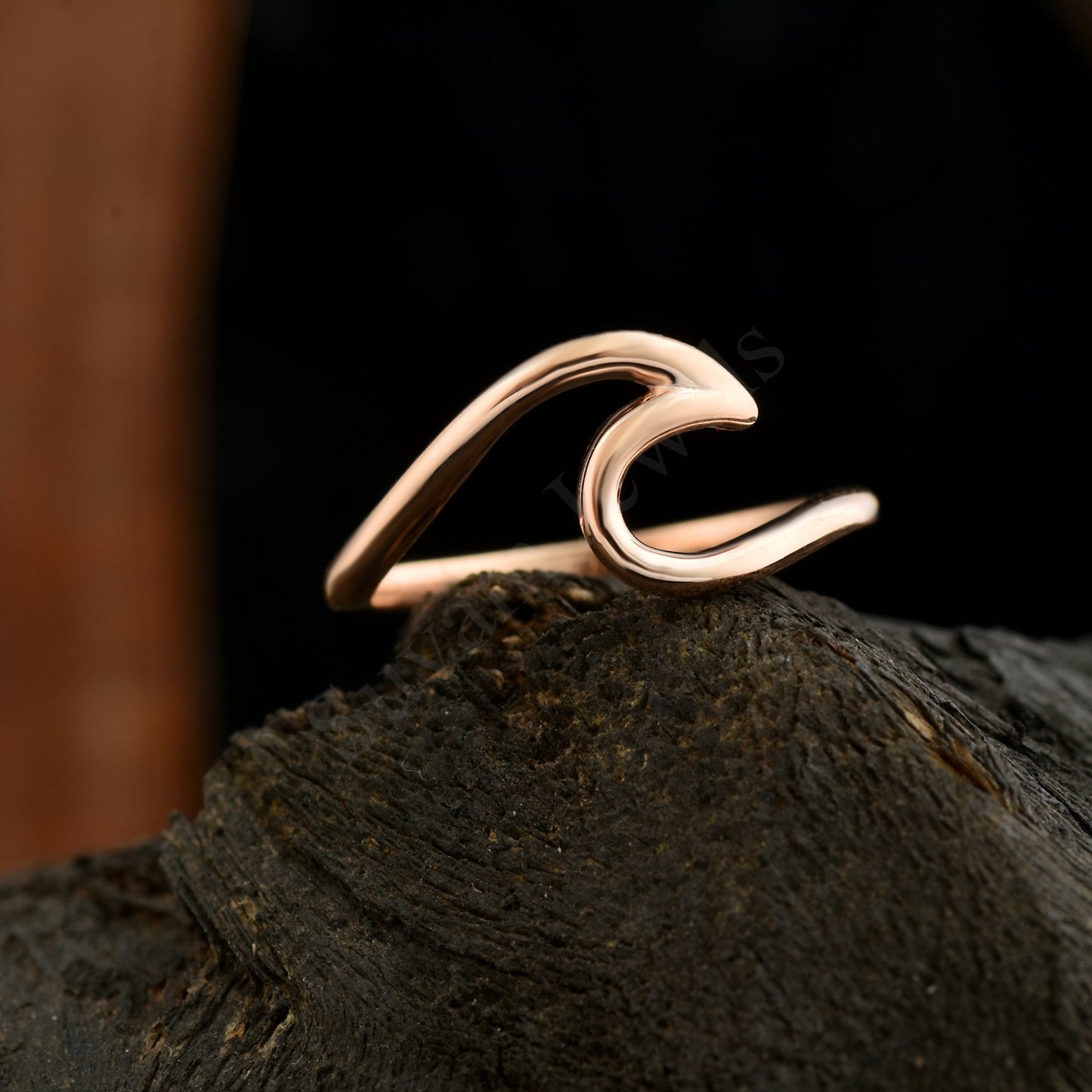 Sterling Silver Wave Ring