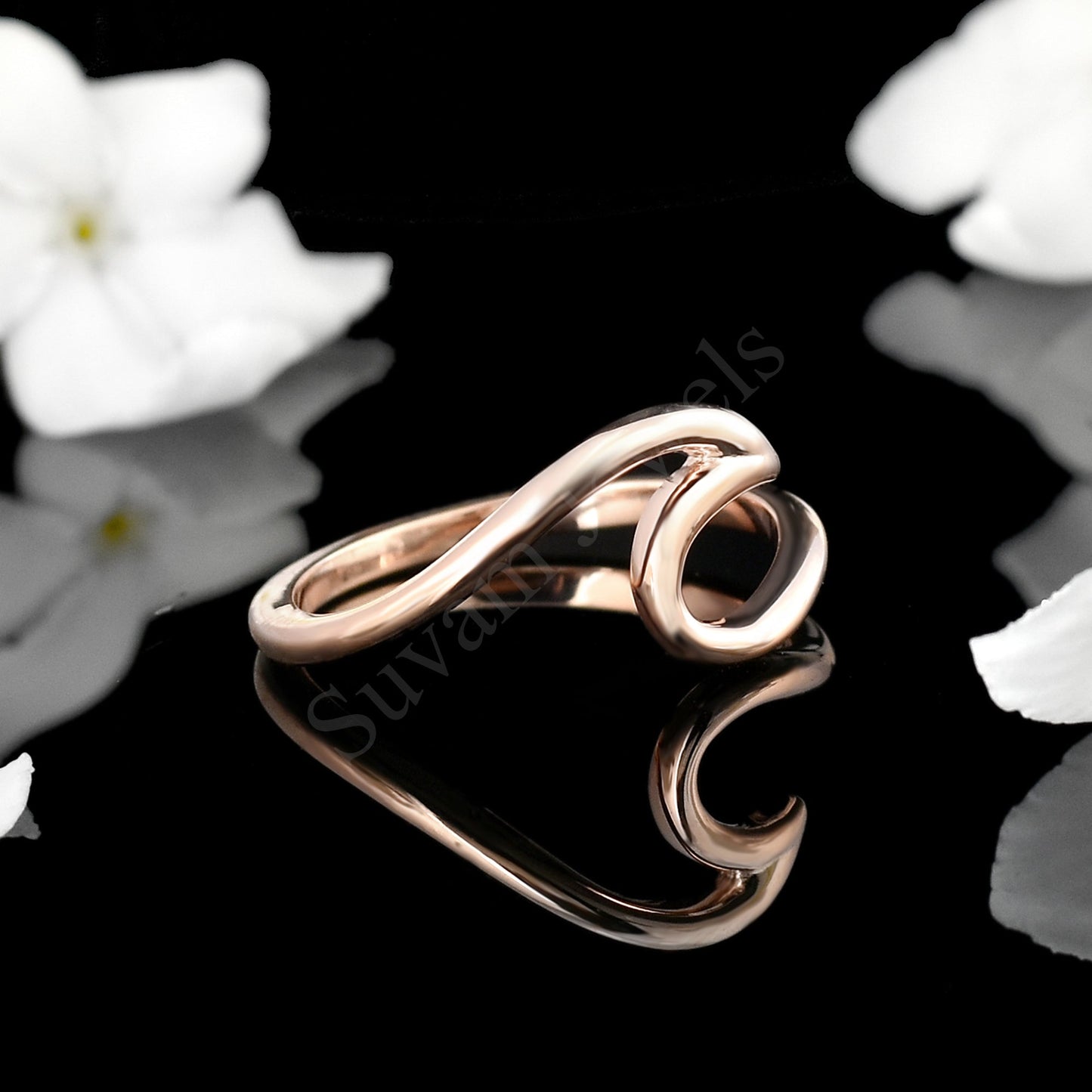 Sterling Silver Wave Ring