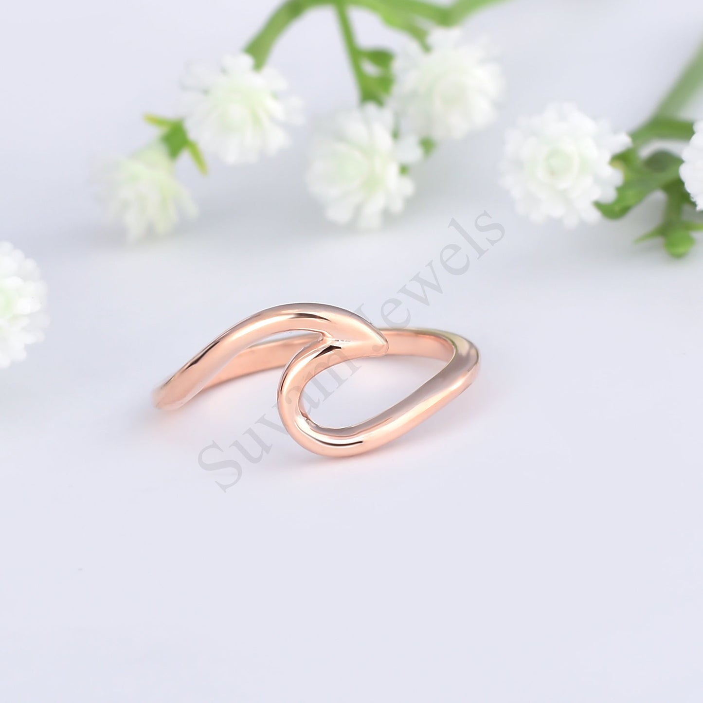 Sterling Silver Wave Ring