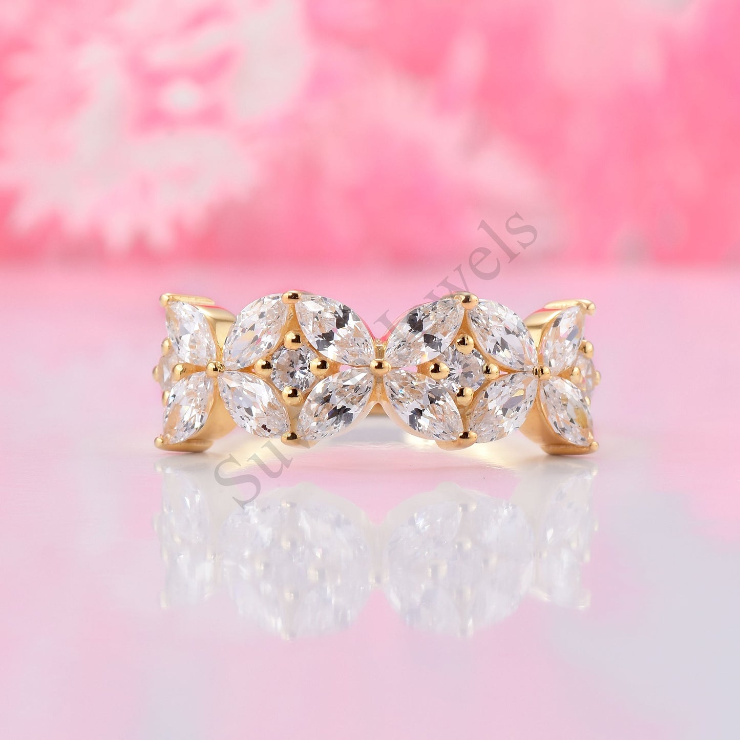 Marquise Eternity Wedding band