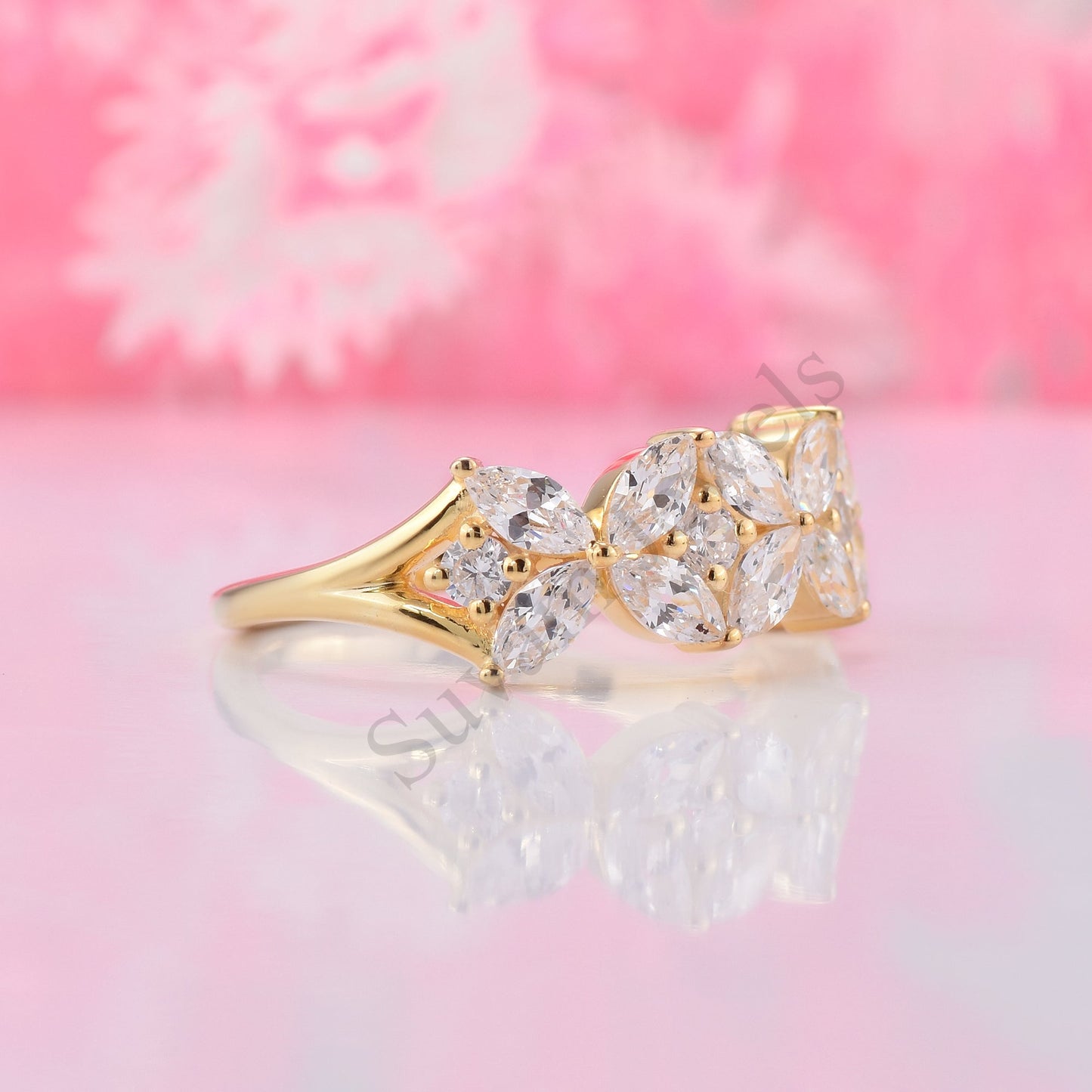 Marquise Eternity Wedding band