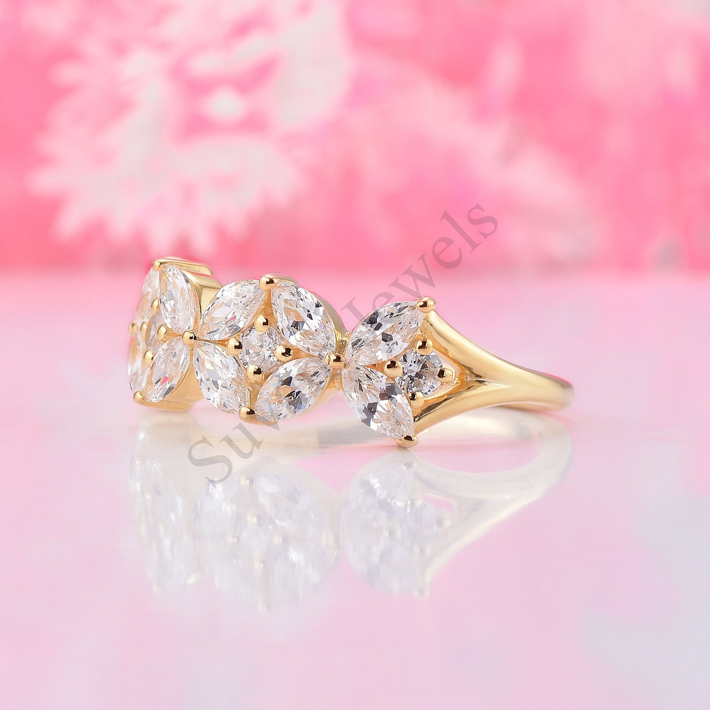 Marquise Eternity Wedding band