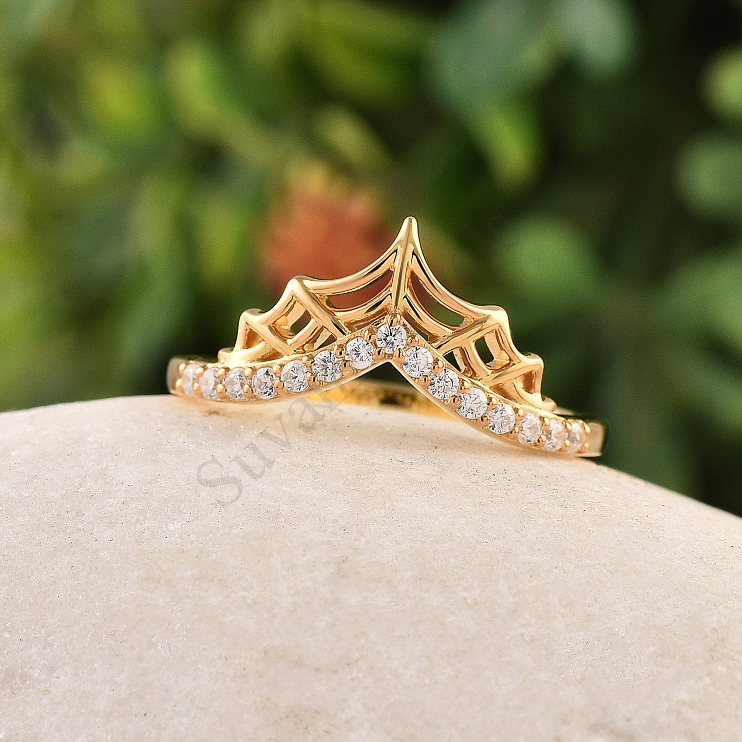 Spider Web Stackable Ring