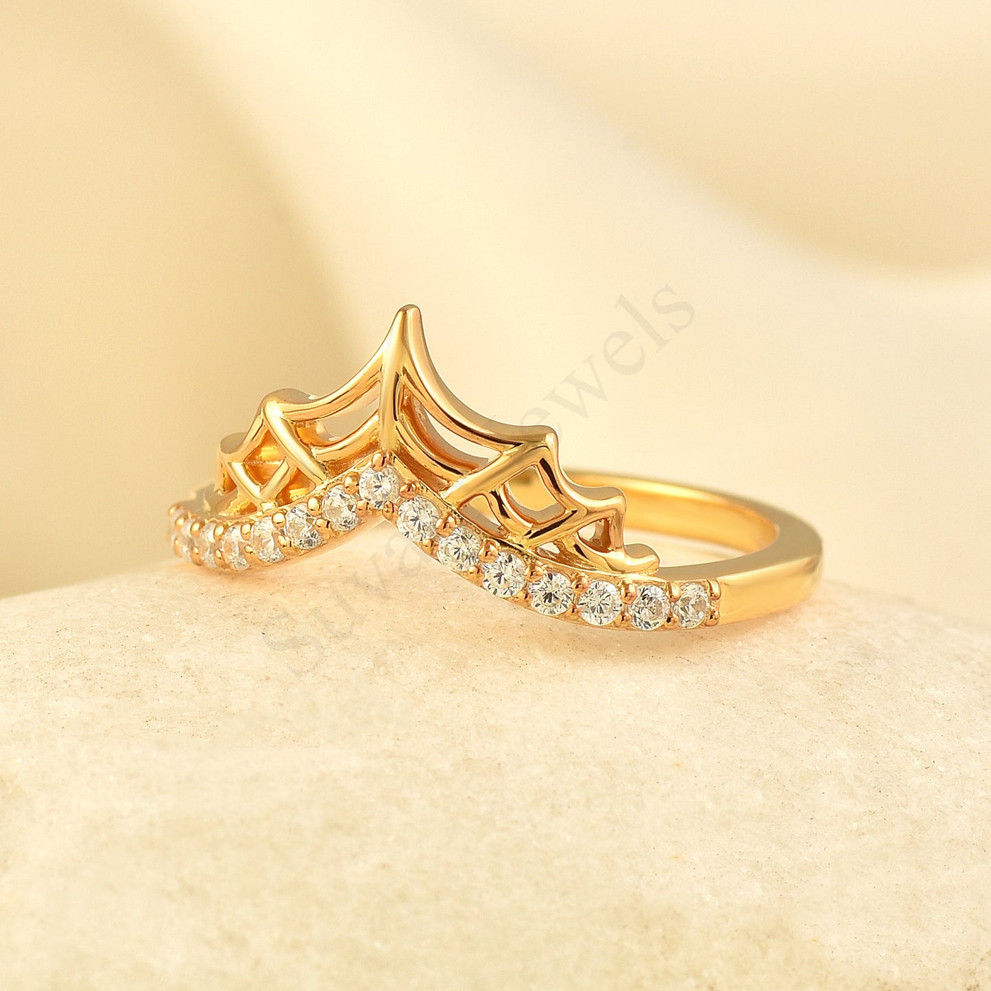 Spider Web Stackable Ring