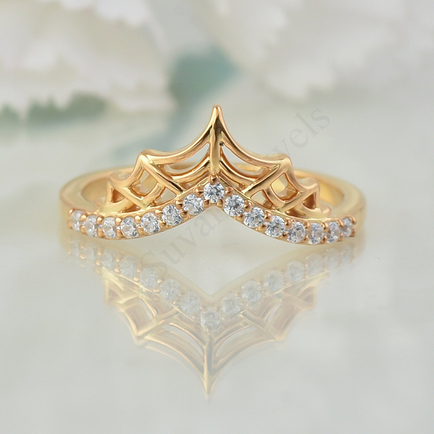 Spider Web Stackable Ring