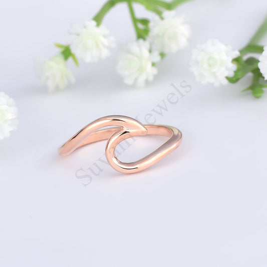 Sterling Silver Wave Ring