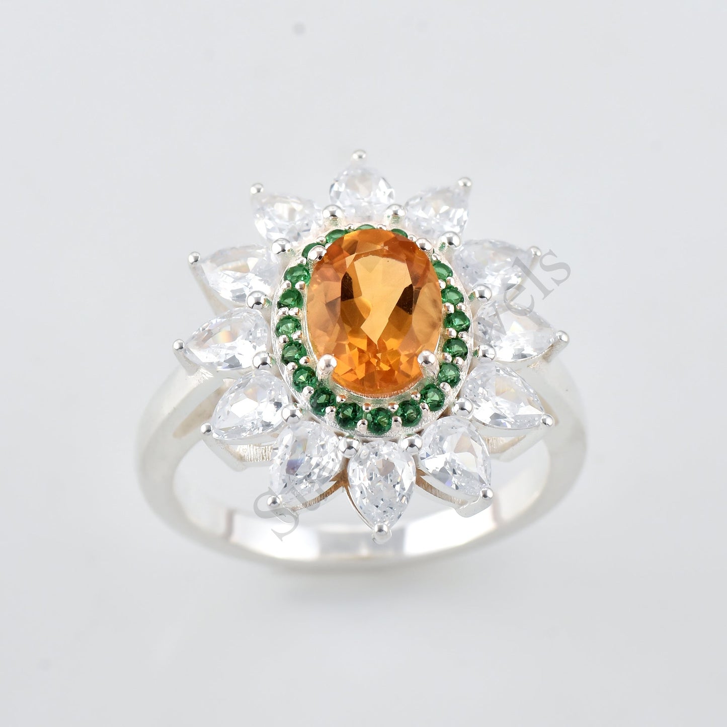 Natural Citrine Ring