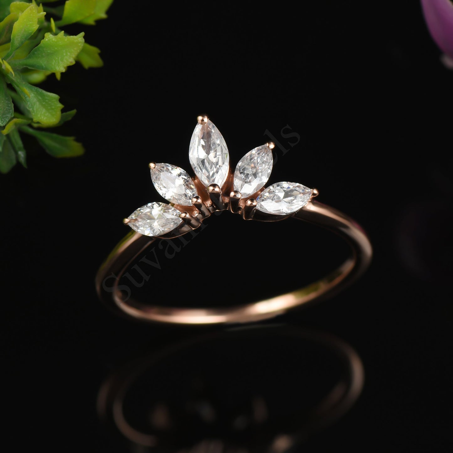 Crown Engagement Ring