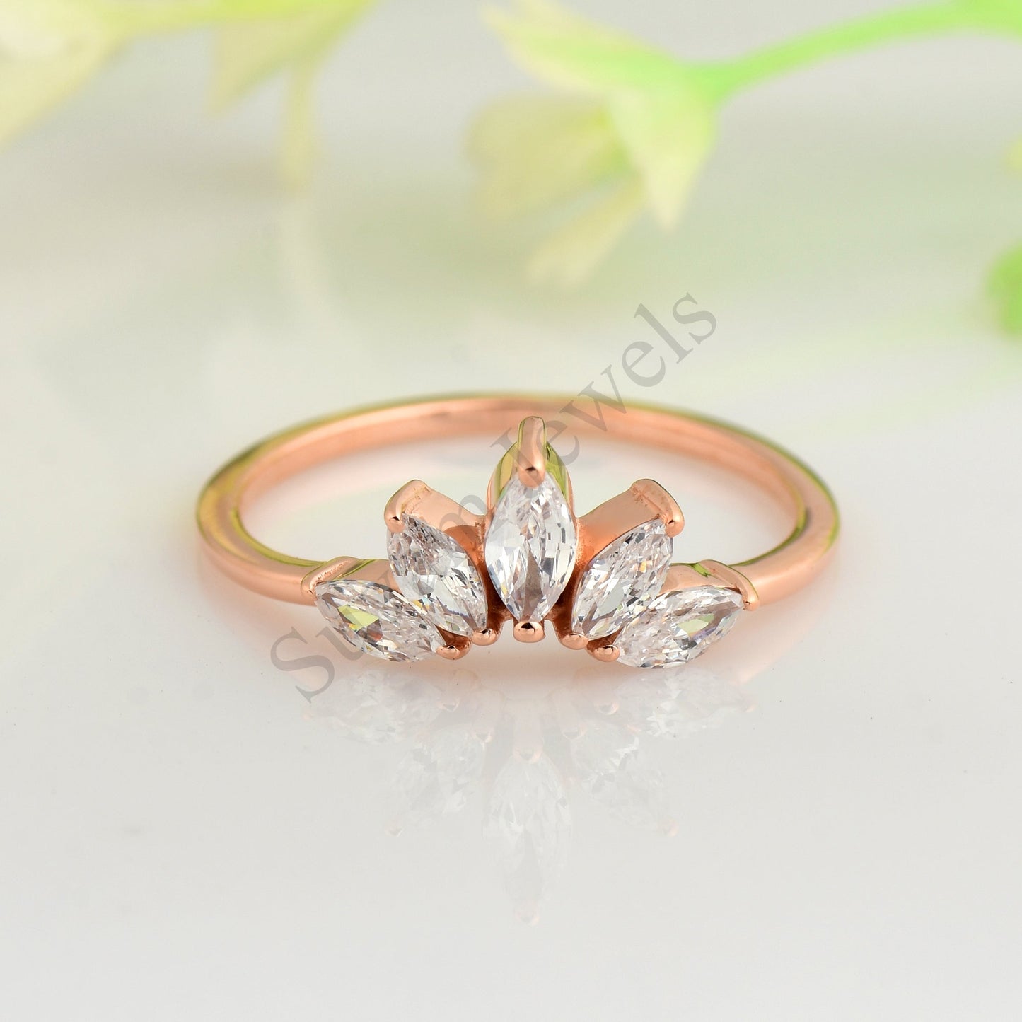 Crown Engagement Ring