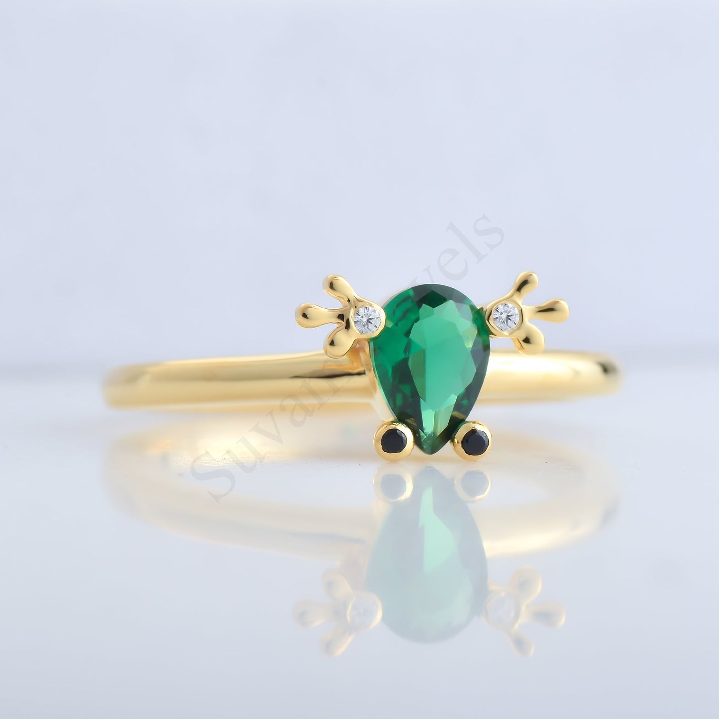 Silver frog Ring