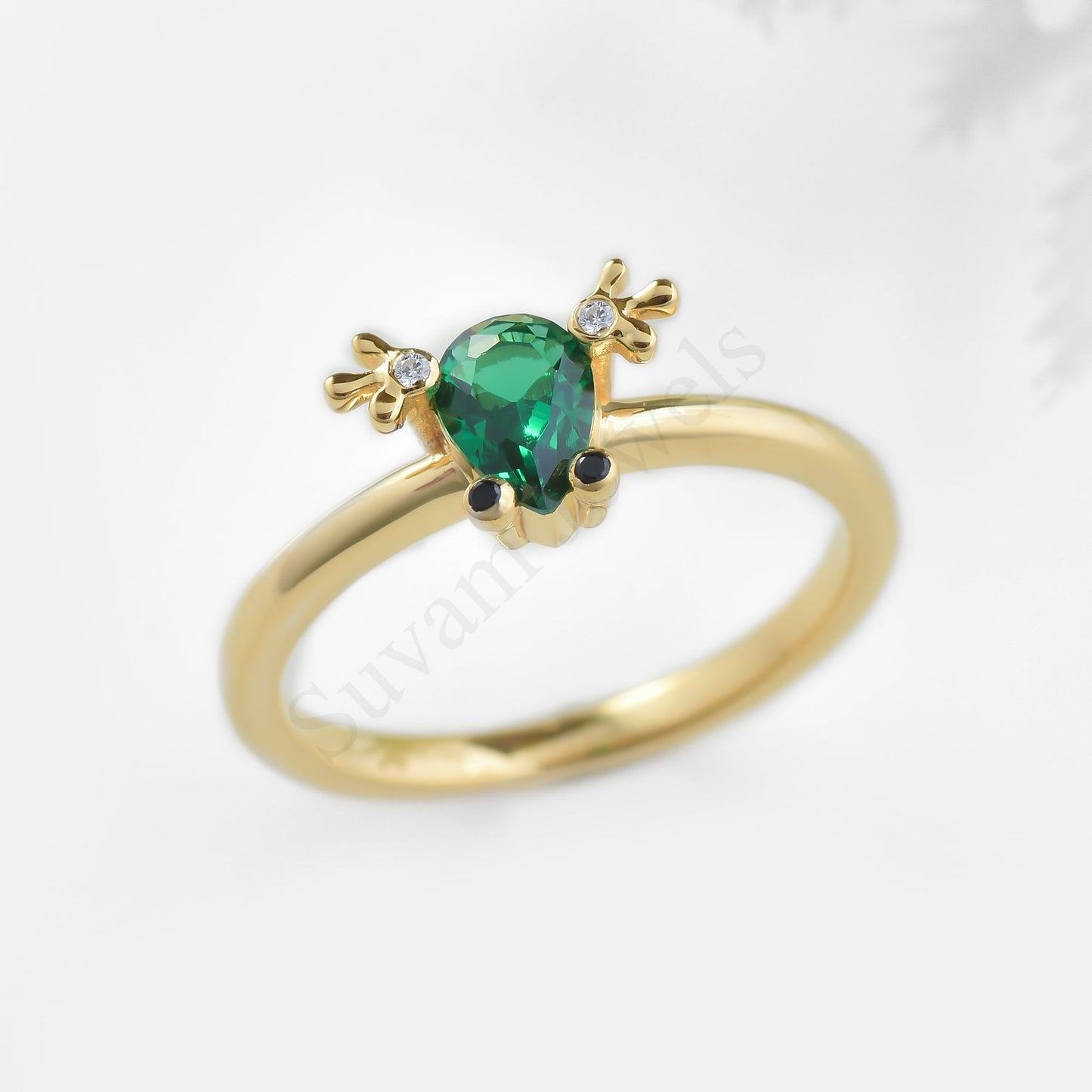 Silver frog Ring