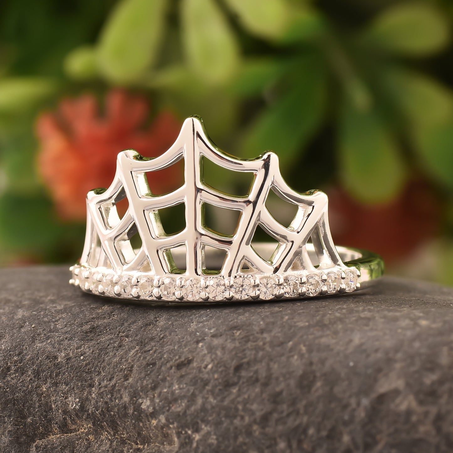 Spider Web Stackable Ring