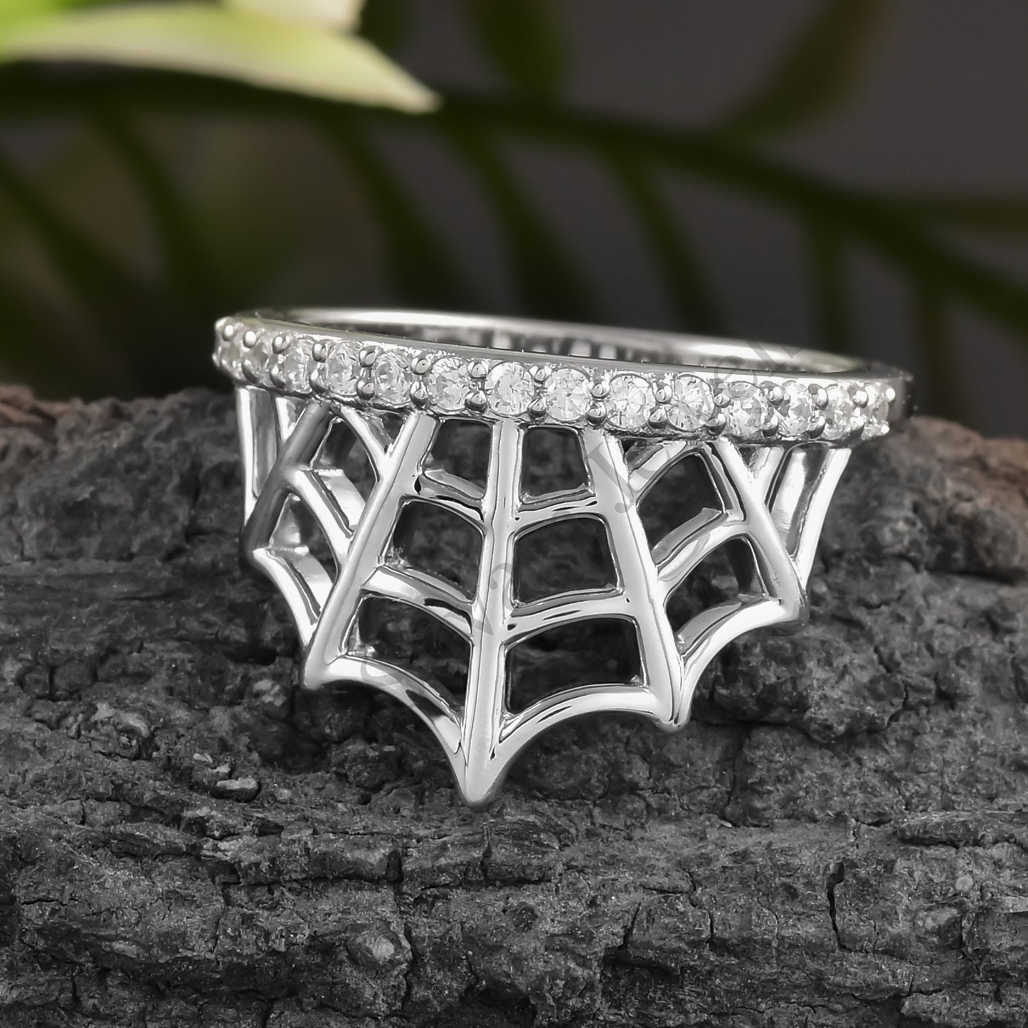 Spider Web Stackable Ring