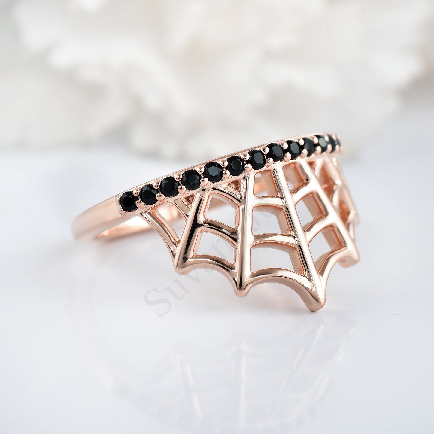 Spider Web Stackable Ring