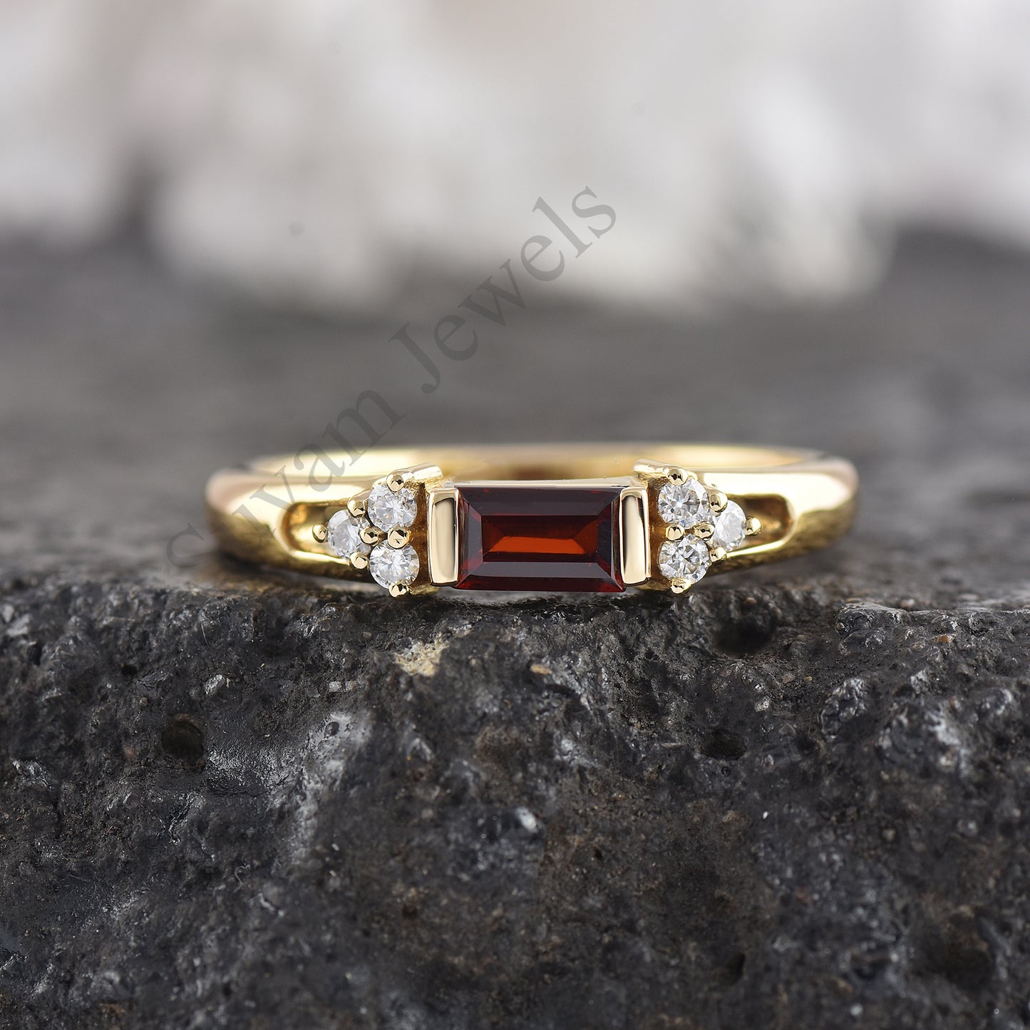 Red Garnet Ring