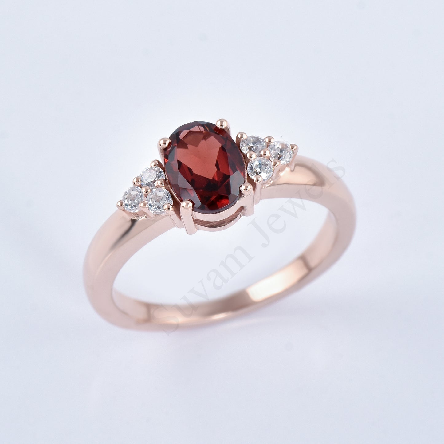 Natural Garnet Ring