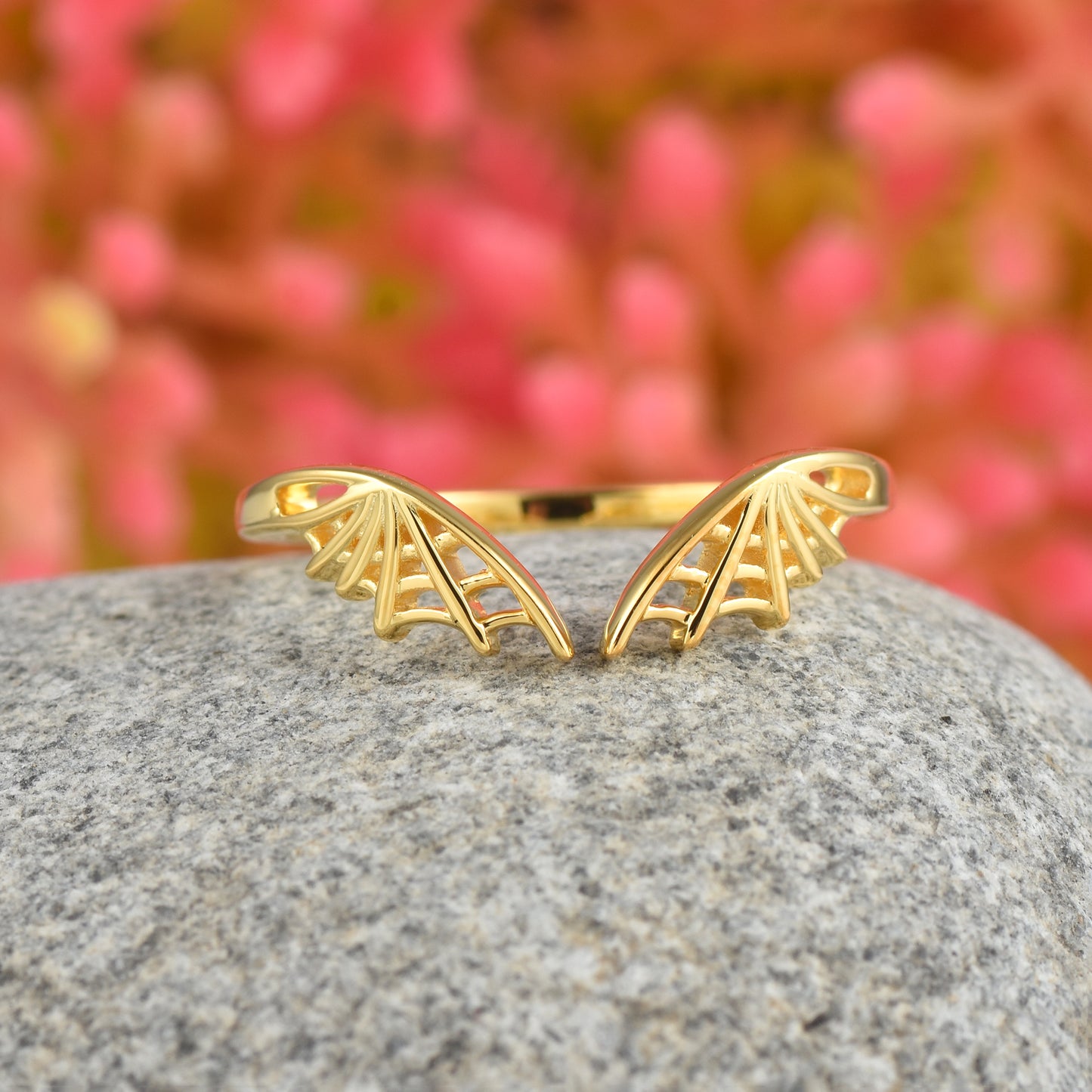 Stackable Spider Web open Ring