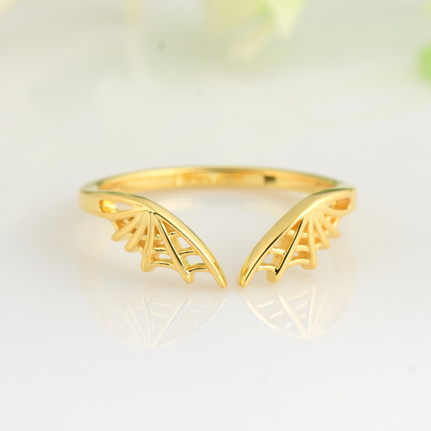 Stackable Spider Web open Ring