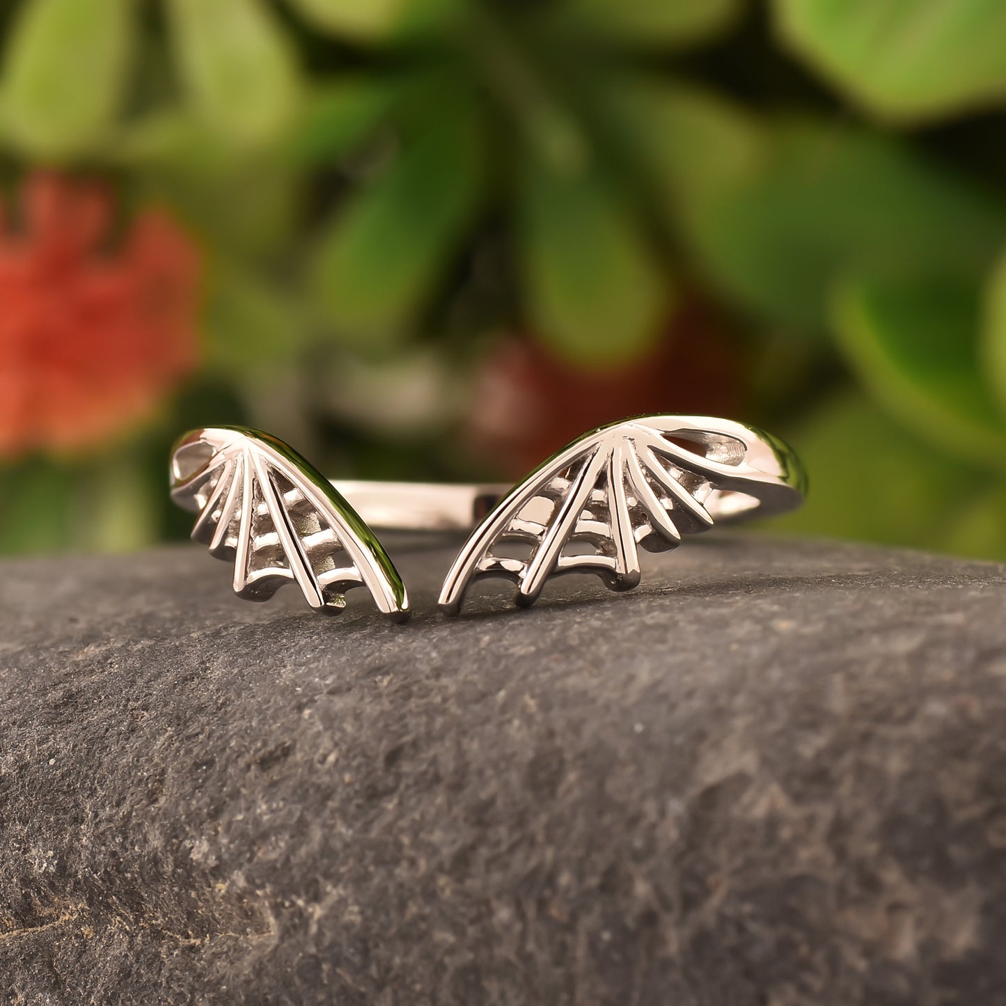 Stackable Spider Web open Ring