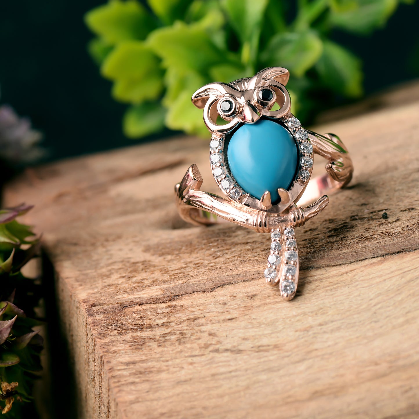 Silver Owl Ring