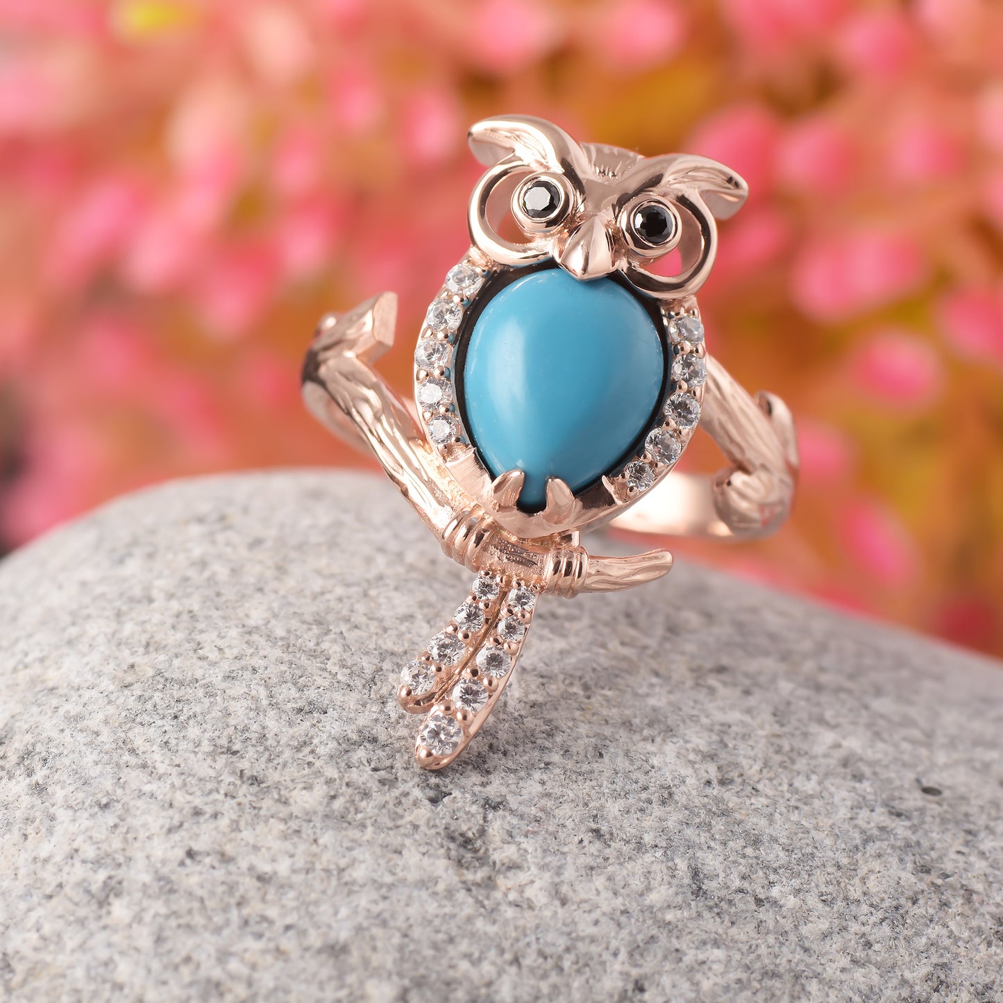 Silver Owl Ring