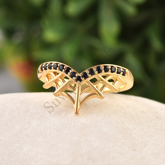 Spider Web Sterling Silver Ring